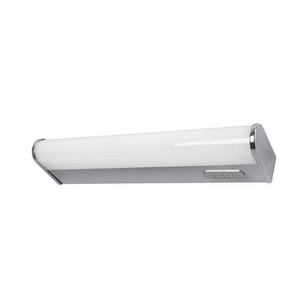 Lindby LED Wandleuchte Bad 'Jesko' in chrom aus Kunststoff