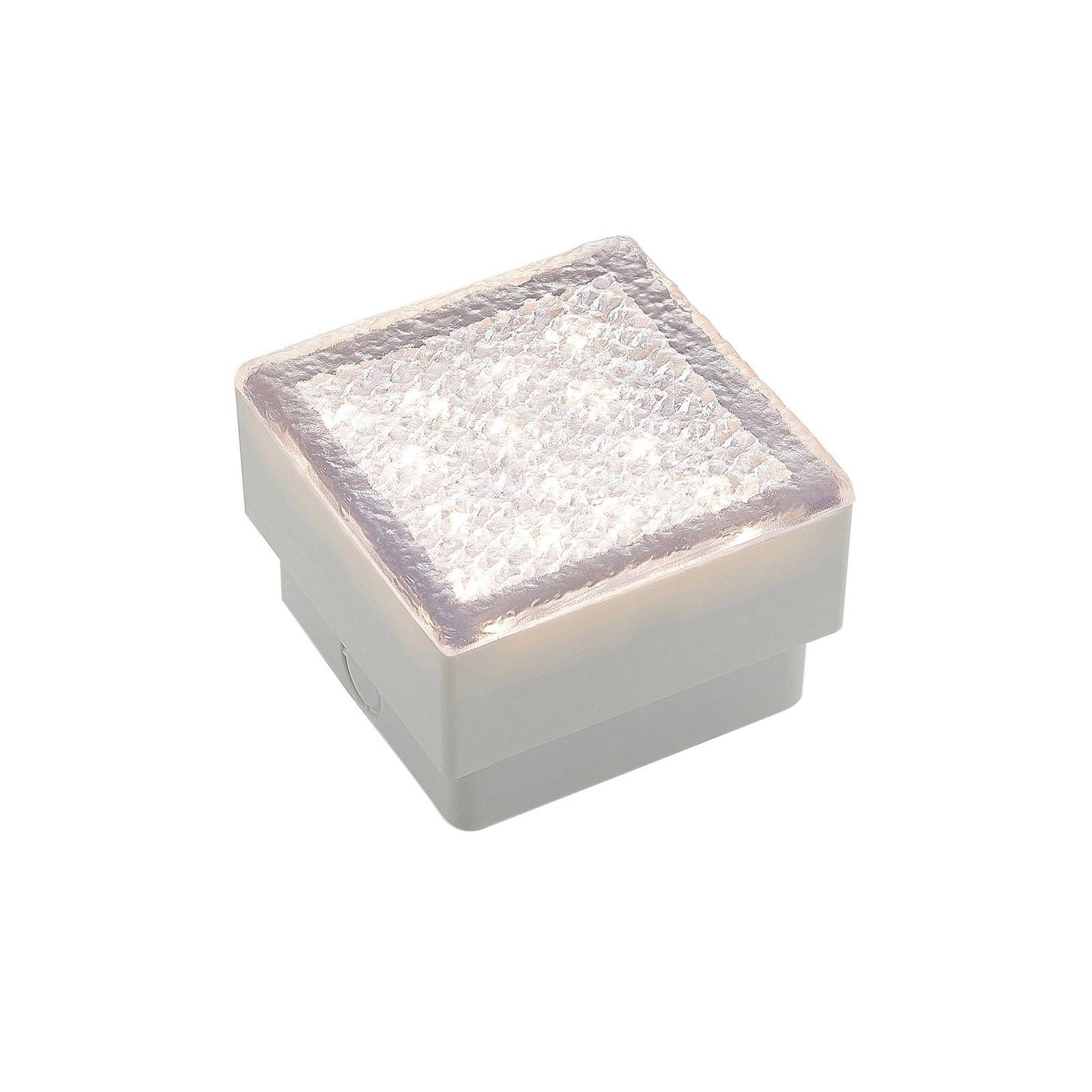 PRIOS LED Bodeneinbauleuchte 'Ewgenie' in transparent aus Kunststoff-0