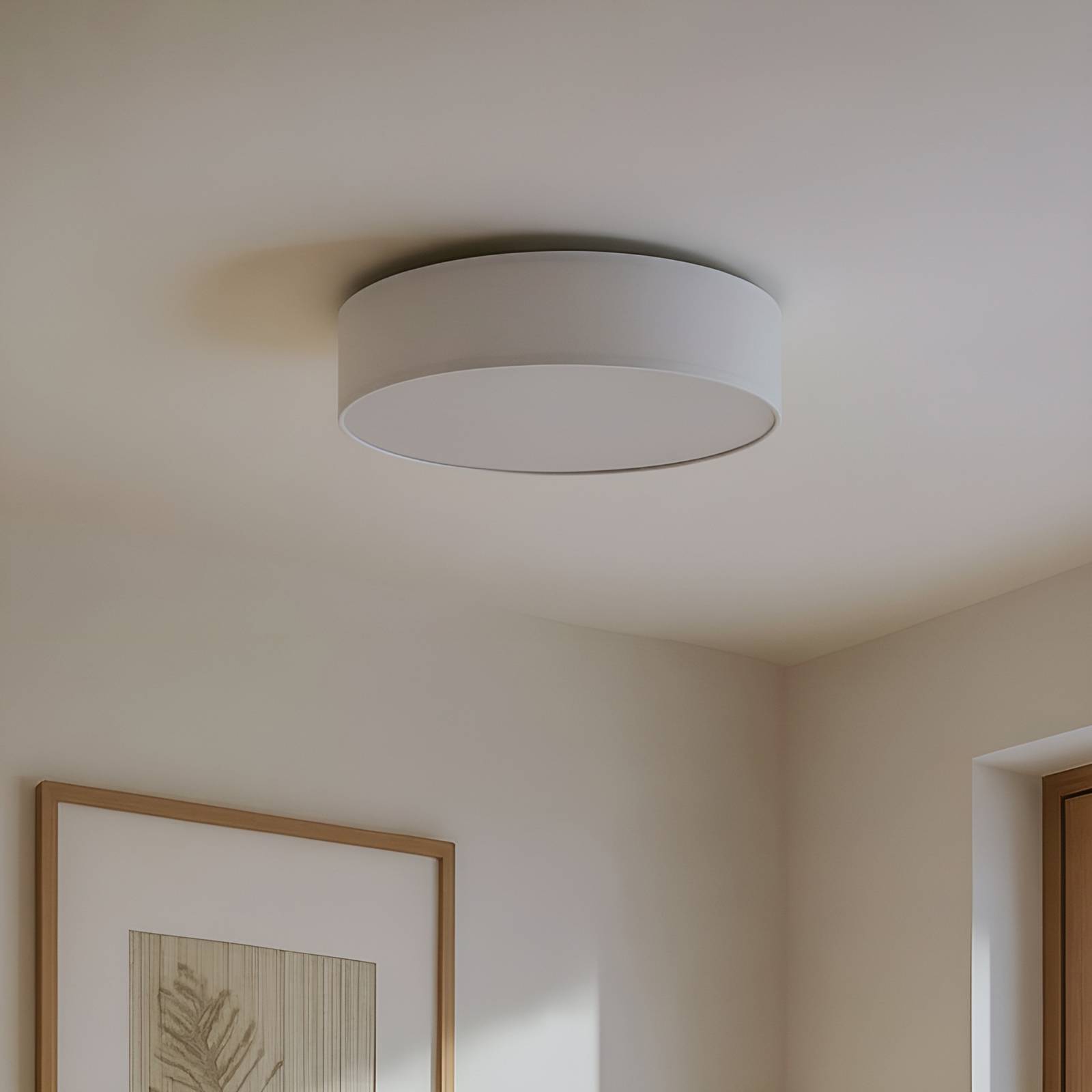 Lindby Deckenlampe 'Sebatin' in weiß aus Textil-3