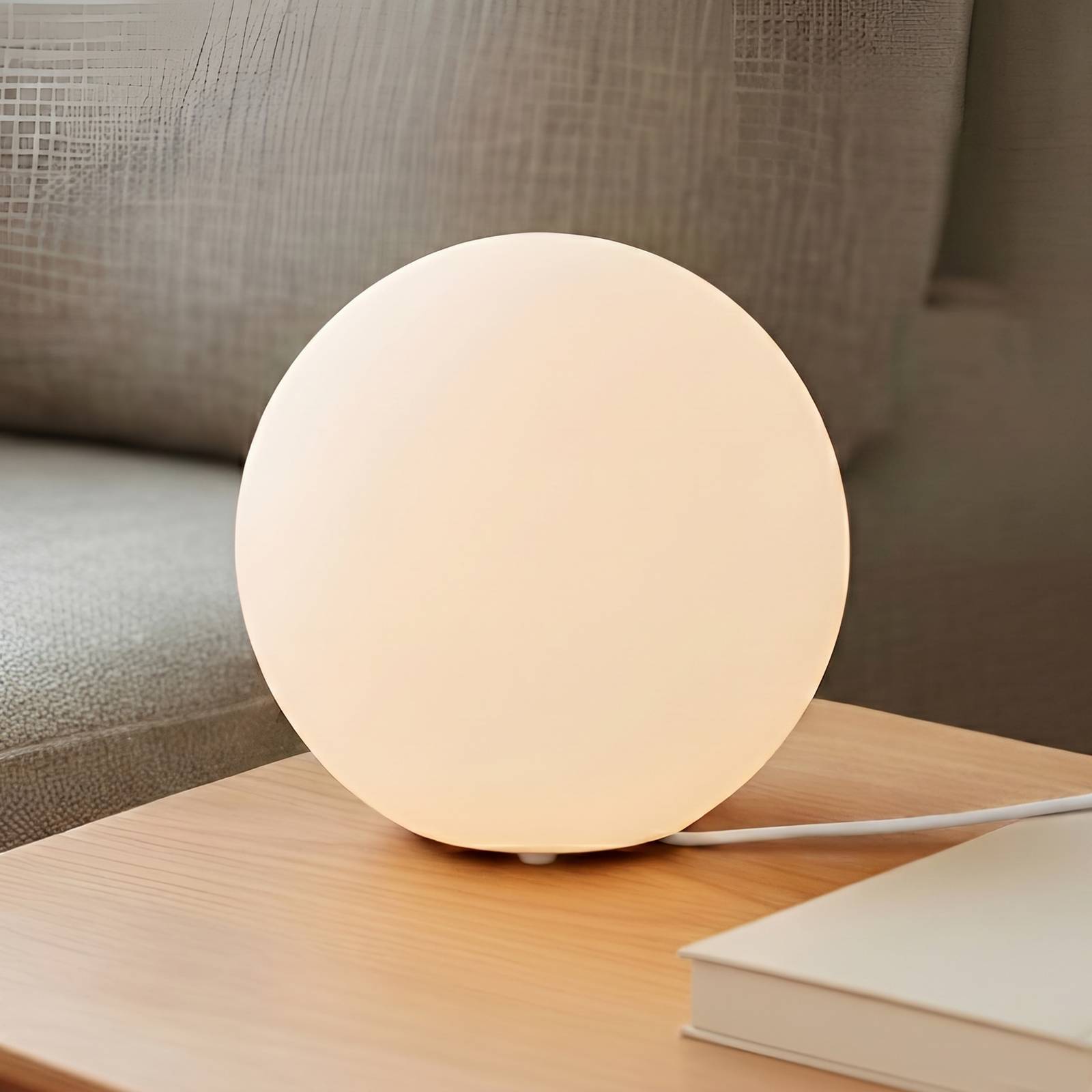 Lindby Bordslampa 'Marike' aus glas-1