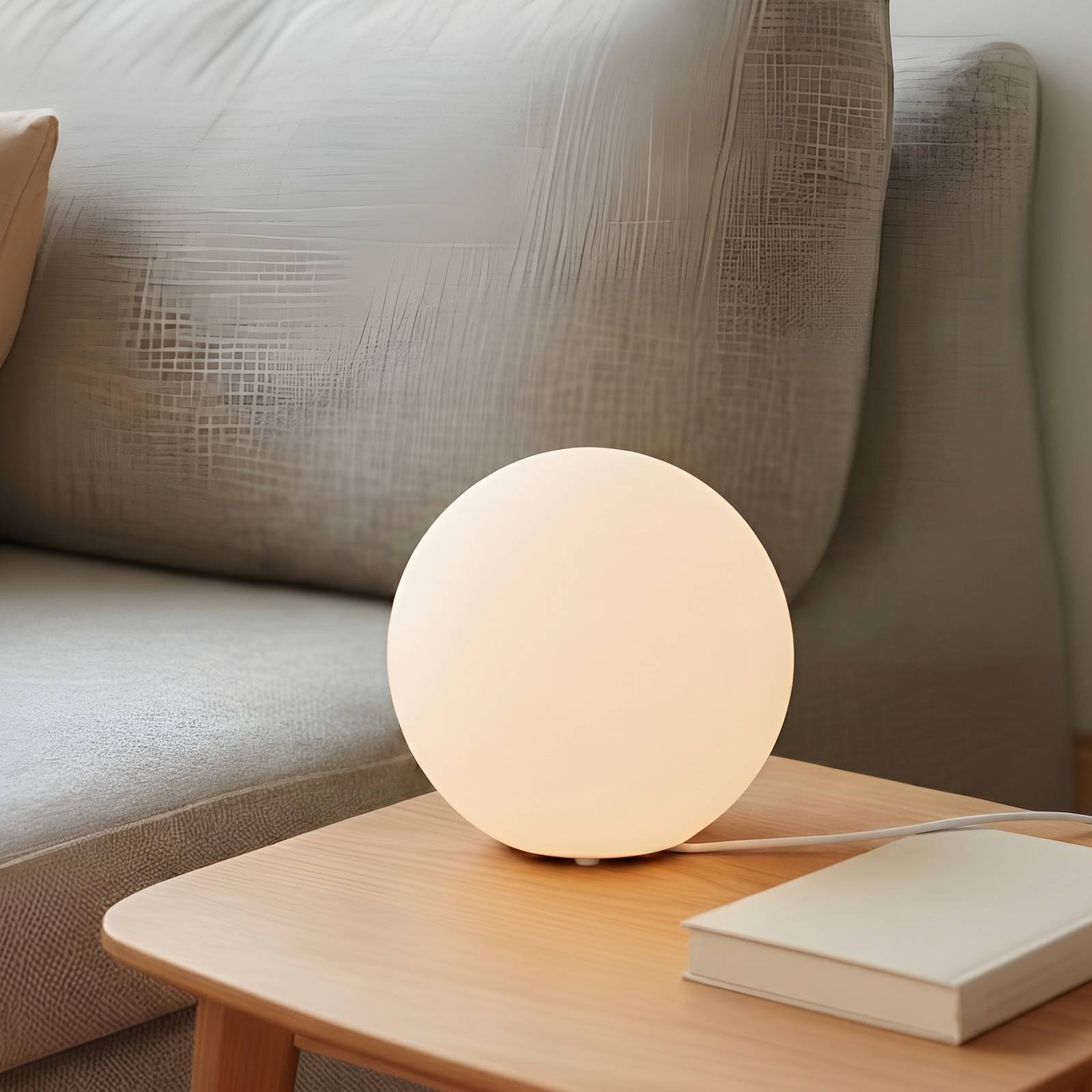 Lindby Bordslampa 'Marike' aus glas-2