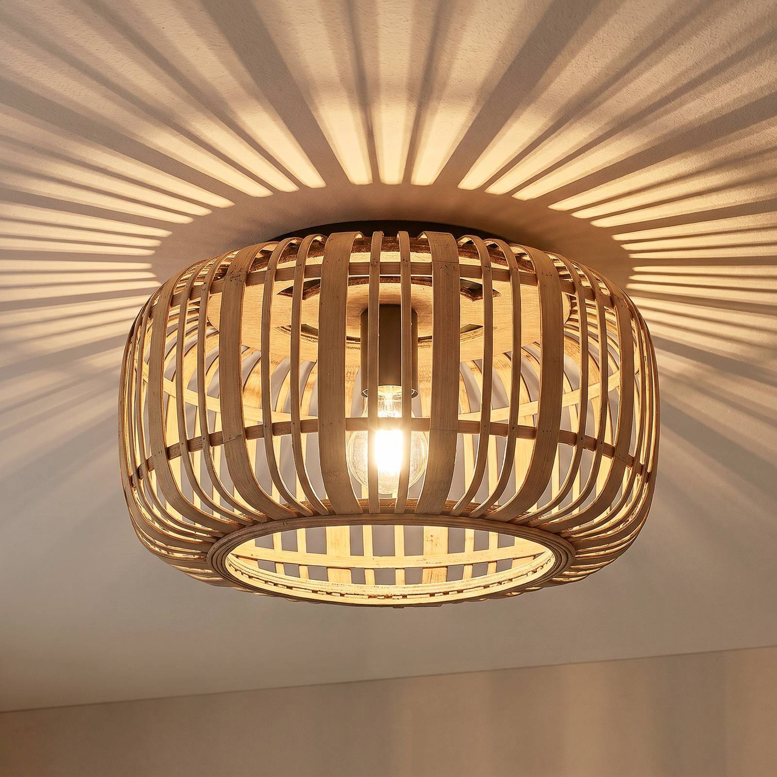 Lindby Deckenlampe 'Canyana' aus Holz-1