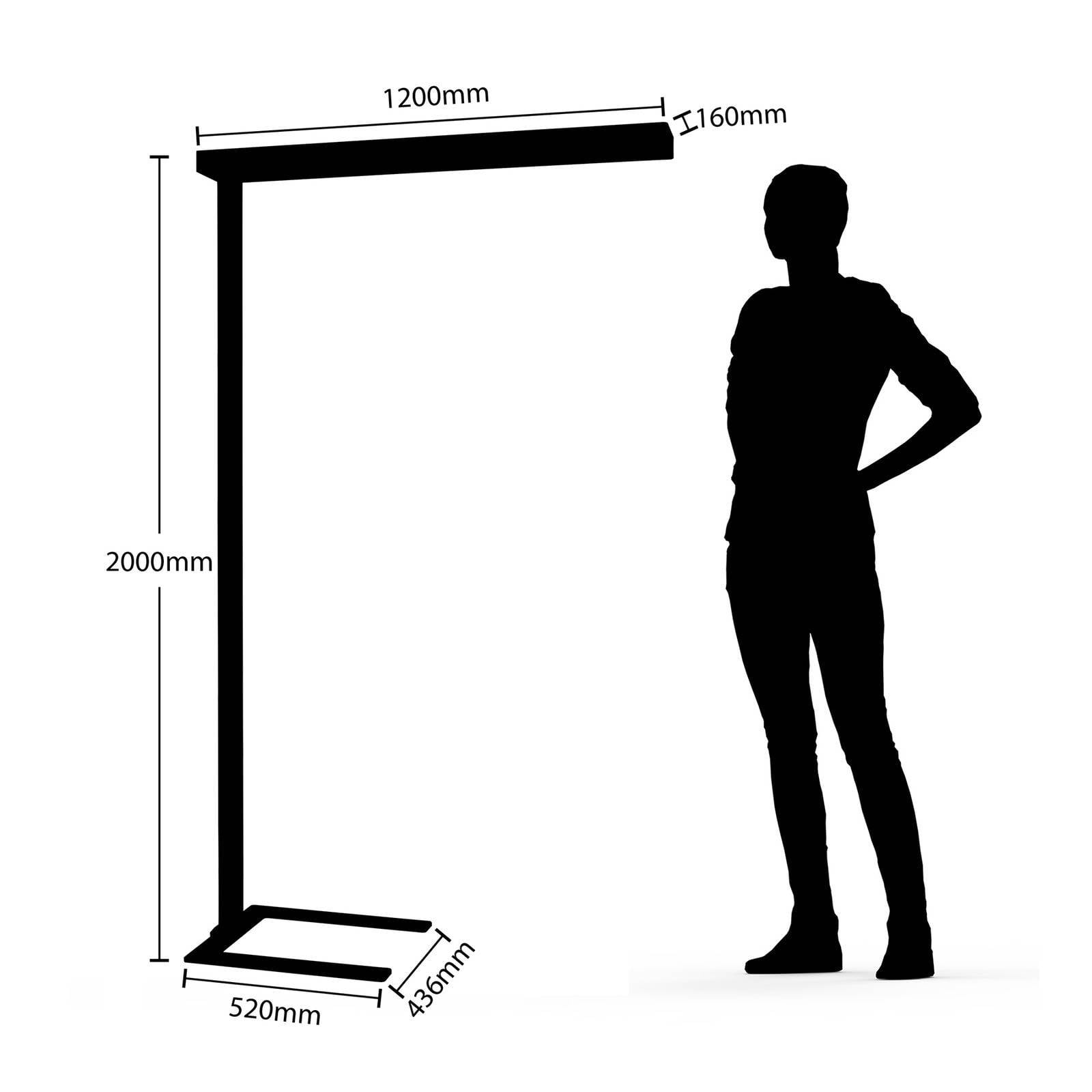 Arcchio LED Bürostehleuchten 'Susi' in schwarz aus Aluminium-4
