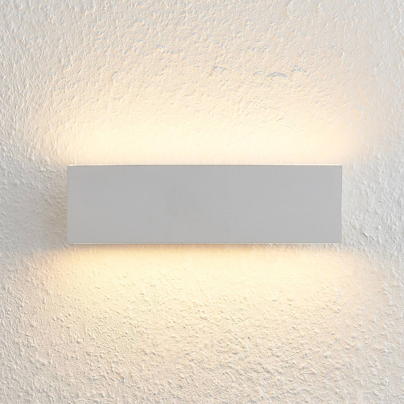 Lindby LED Wandleuchte Innen 'Ignazia' in weiß aus Metall-4