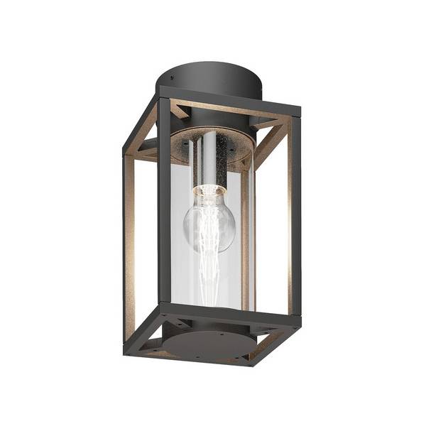Lucande Deckenlampe 'Ferda' in schwarz aus Aluminium