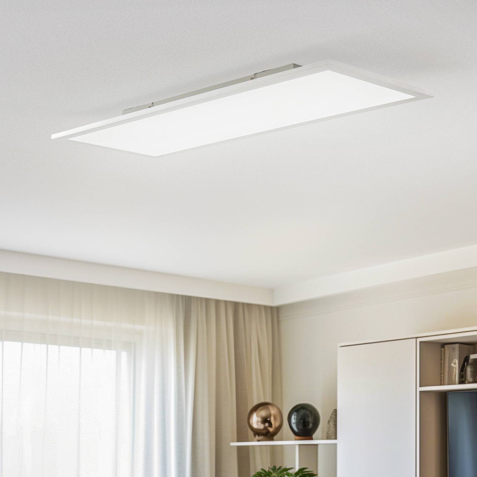 Lindby LED Deckenleuchte (LED Panel) 'Livel' in alu aus Aluminium-1