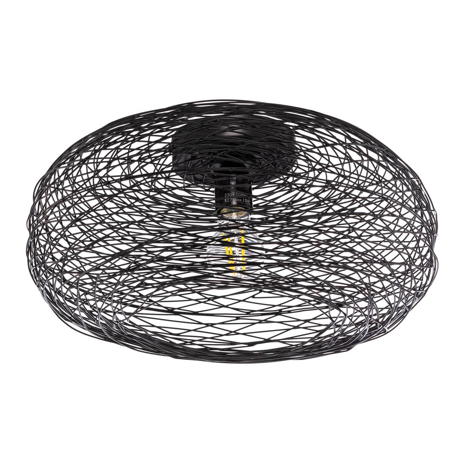Lindby Deckenlampe 'Kaviya' in schwarz aus Metall-0