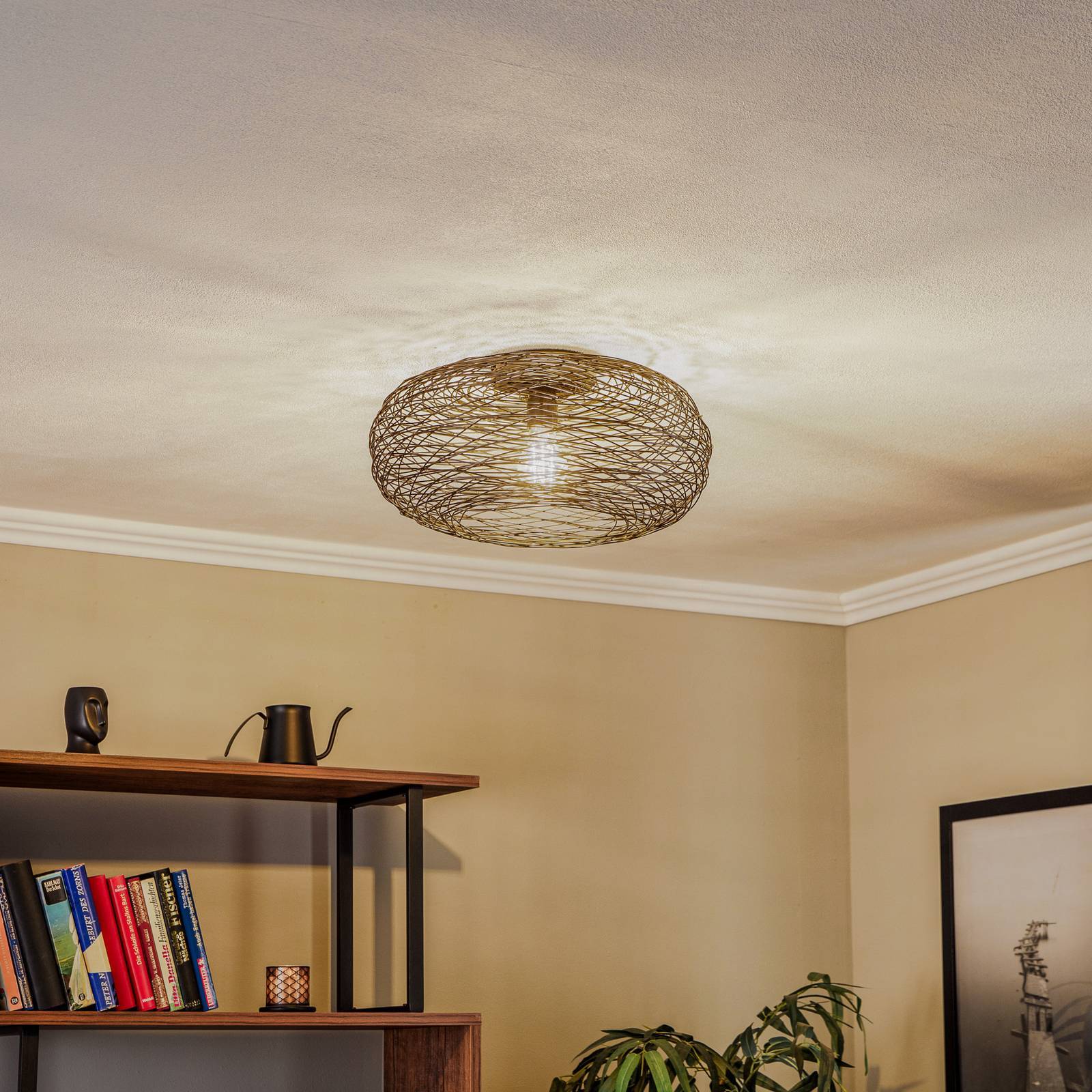 Lindby Deckenlampe 'Kaviya' in schwarz aus Metall-1