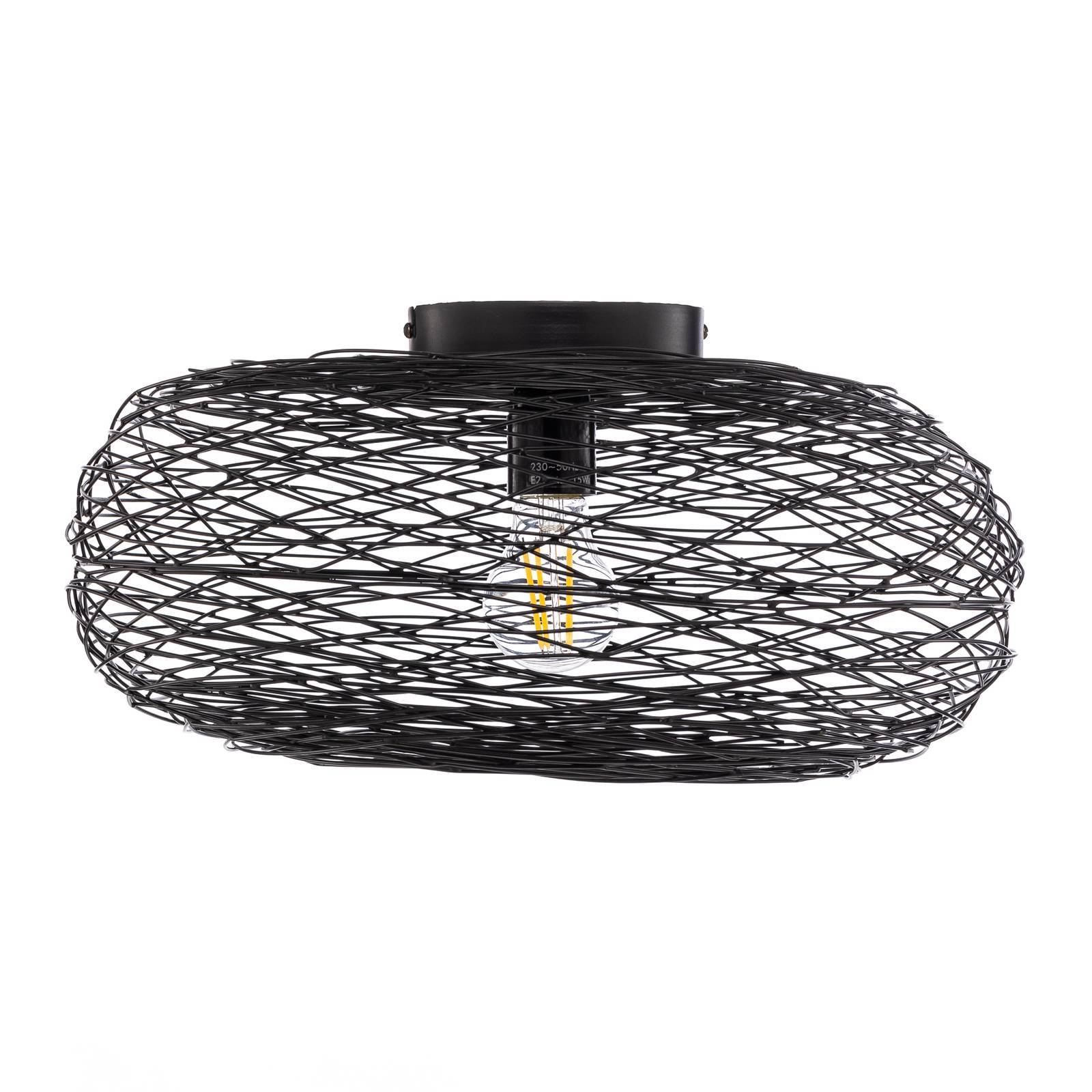 Lindby Deckenlampe 'Kaviya' in schwarz aus Metall-3