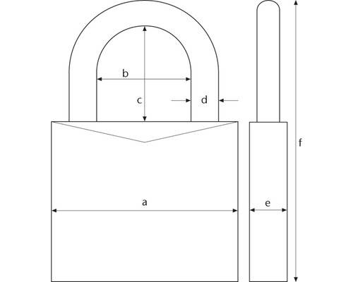 ABUS ABVS46618 Vorhängeschloss 31.5 mm Gelb Zahlenschloss-2