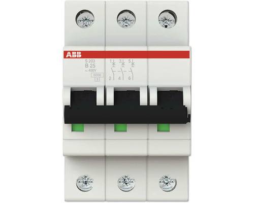 ABB S203-B25 25A Sicherungsautomat B 3-polig-0