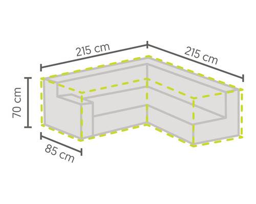 Schutzhülle für Lounge-Sets 215/85x215/85x70cm 61000044-3
