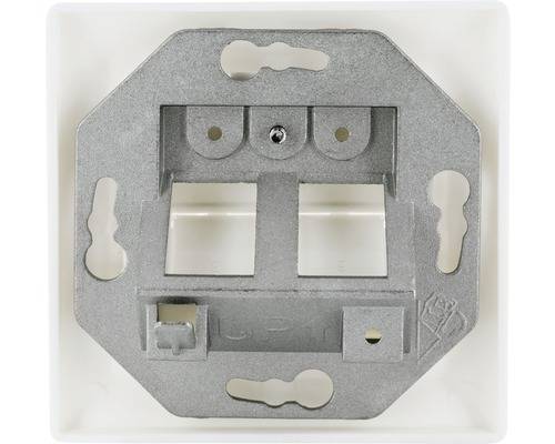 Schwaiger Anschlussdose 2x Keystone Weiß Multimedia-Technik-4