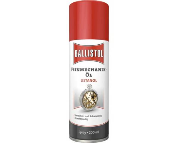 Feinmechanik-Öl Ustanol Spray, 200 ml Ballistol