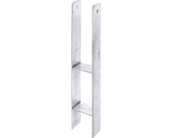 H-Pfostenträger 101x300x600x60mm STA roh TZN GAH