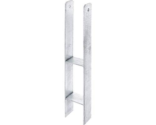 H-Pfostenträger 101x300x600x60mm STA roh TZN GAH-0