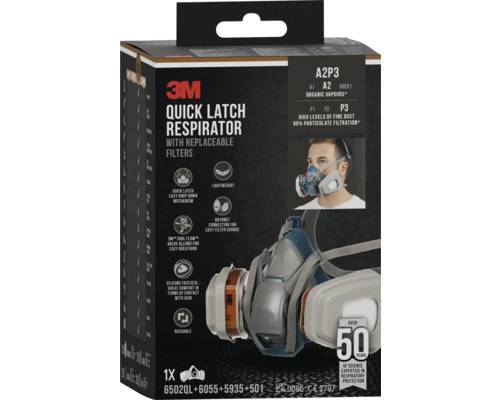 3M Atemschutzmaske 6502QLPRO-4
