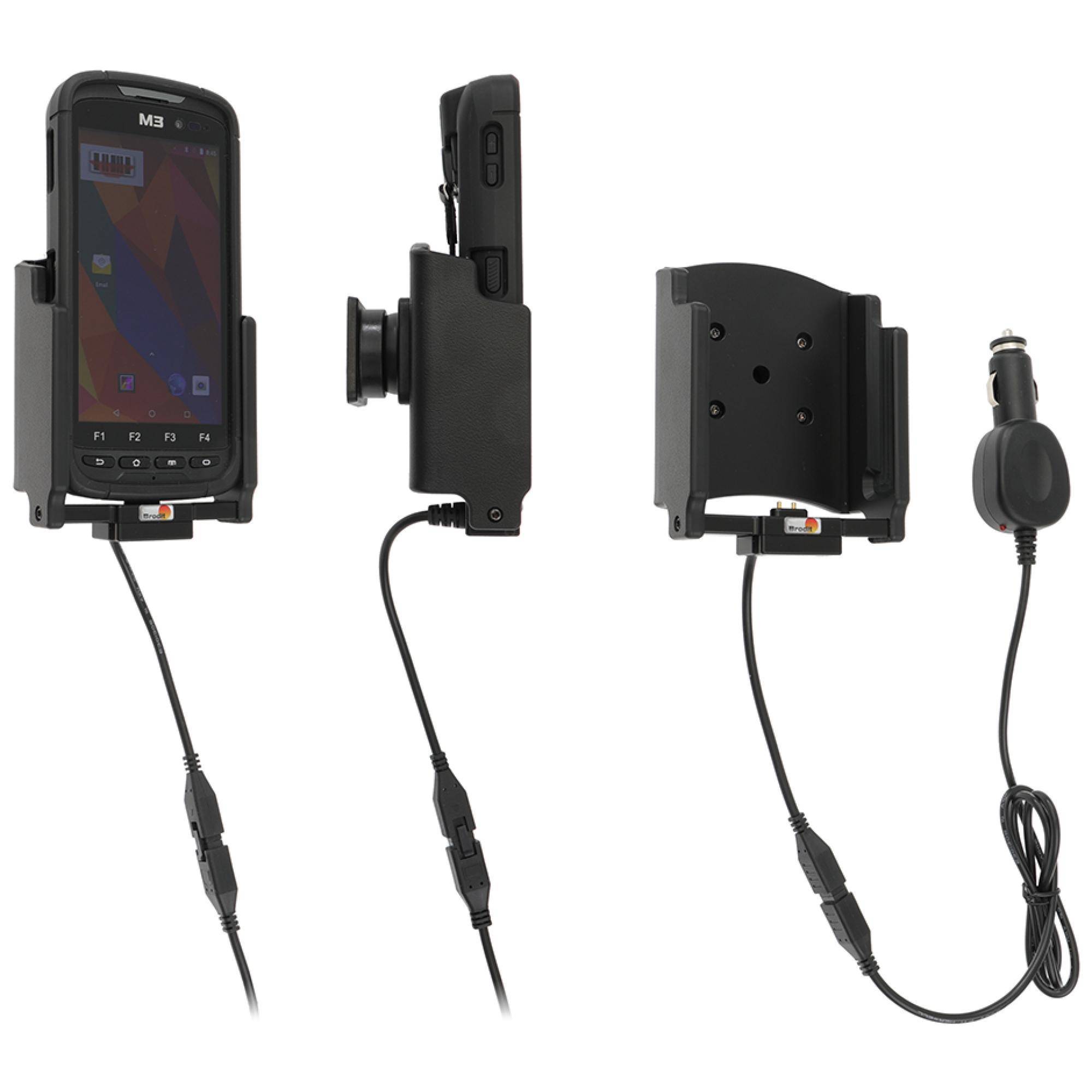 Brodit Active holder with cig-plug for M3 Mobile SL10 - Handy/Smartphone - Aktiv-0