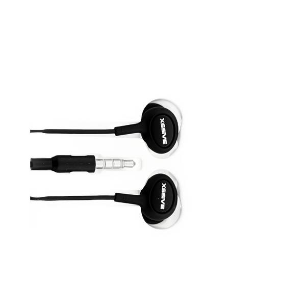 Stereo-Ohrhörer mit 3,5-mm-Klinkenstecker - Schwarz