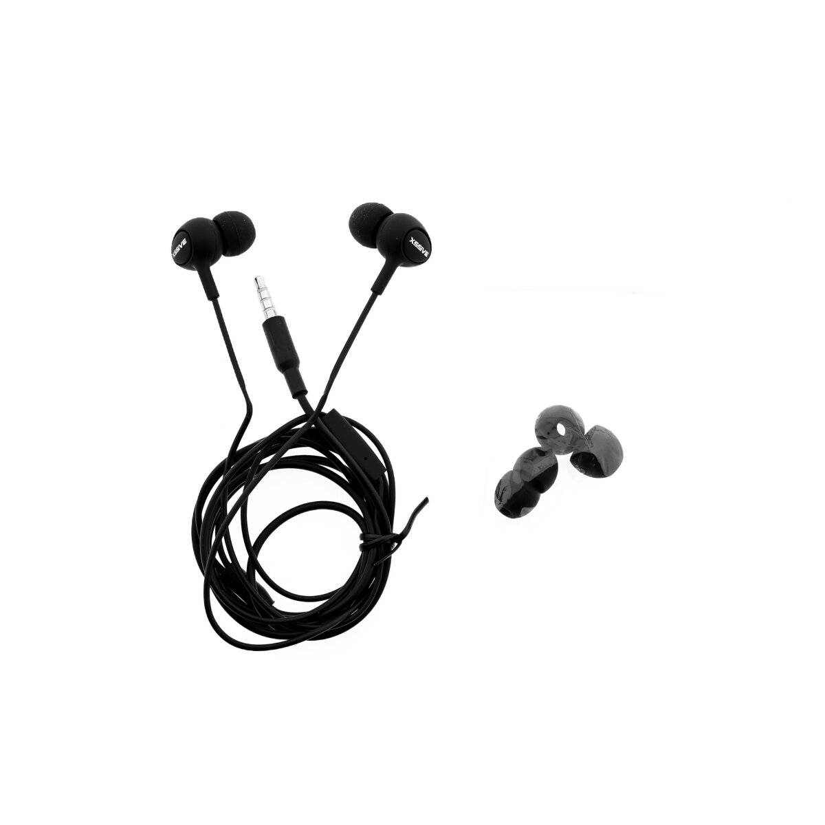 Stereo-Ohrhörer mit 3,5-mm-Klinkenstecker - Schwarz-1