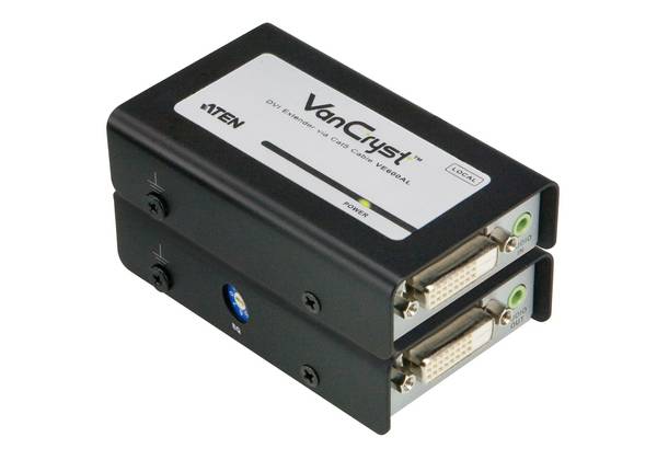 VE600A, 1920 x 1200 pixels, AV transmitter, 60 m, black, HDCP