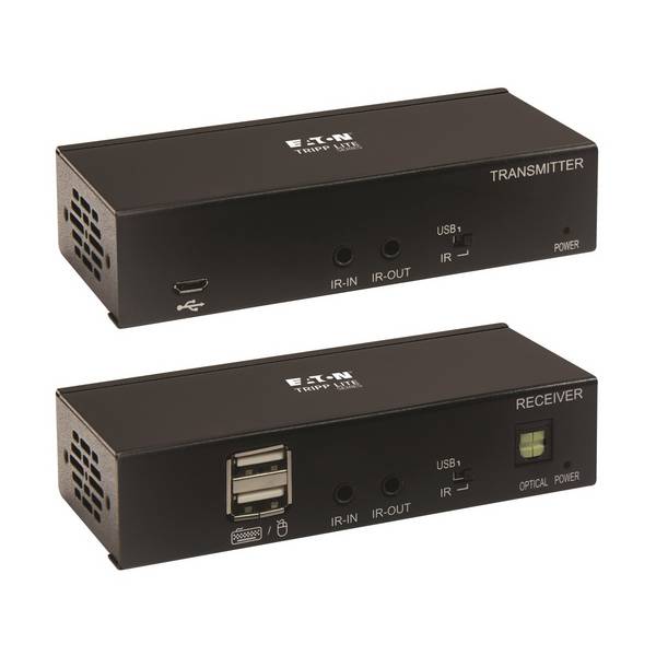 Tripp Eaton Lite Series DisplayPort to HDMI over Cat6 Extender Kit with KVM Support 4K 60Hz 4:4:4 USB PoC HDCP 2.2 up