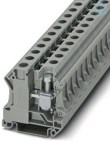 1St. Phoenix UTI 16 Installationsklemme Schraubanschluss Querschnitt: 6 mm² - 25 mm² AWG: 10 - 4 Breite: 12,2 mm-1