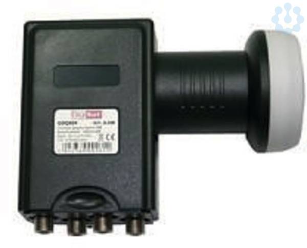 Quattro-Switchable LNB GDQ404 anal./digi. wetterf. 22kHz 14/18V