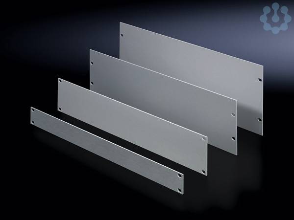 Blindplatten 482,6mm EL1931200 Pack=3Stück (19') 1HE Alu natur elox.-1