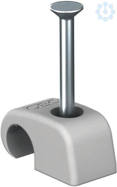 OBO Bettermann Vertr Haft-Clip m.Nagel 10-14mm L40 PP lgr 2027 4-0