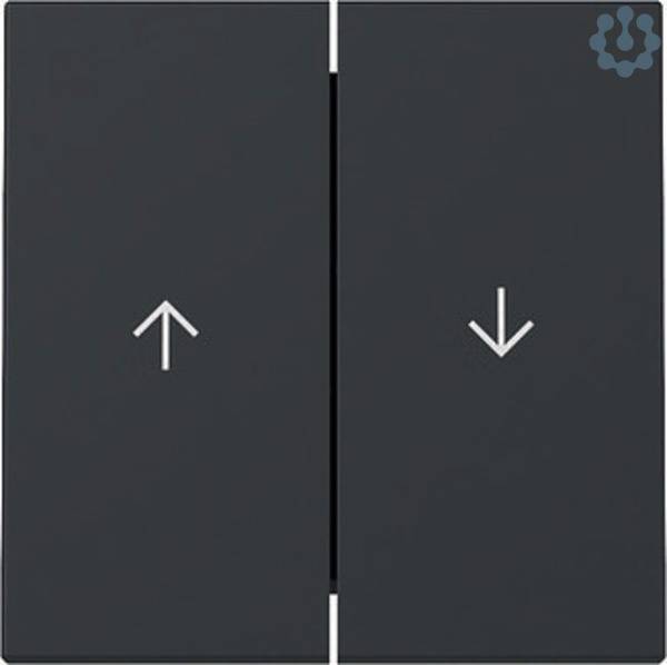 GIRA - 329428 Wippe 2f Pfeil Anthrazit-1