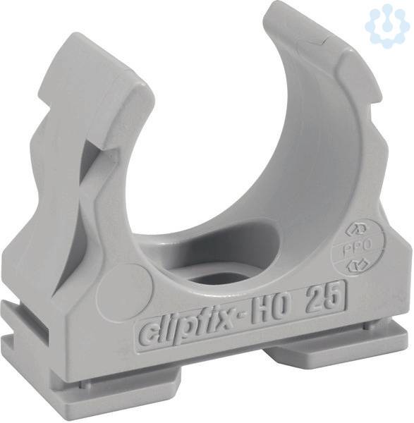 Klemmschelle Ø20mm Kst gr Schraubl CLIPFIX-H020-0