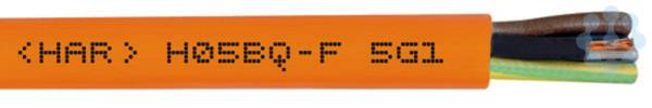 PUR-Schlauchleitung     H05BQ-F 5G1 orange 100m Ring