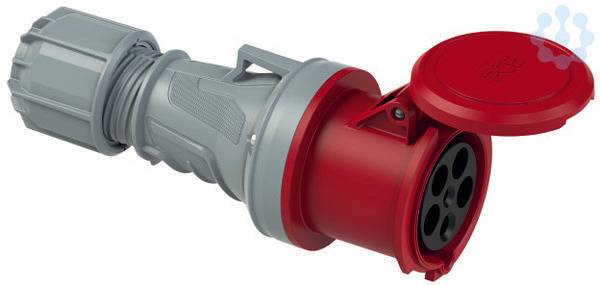 CEE-Kupplung 63A 5p 6h IP44 POWER TWIST rot 2351-6