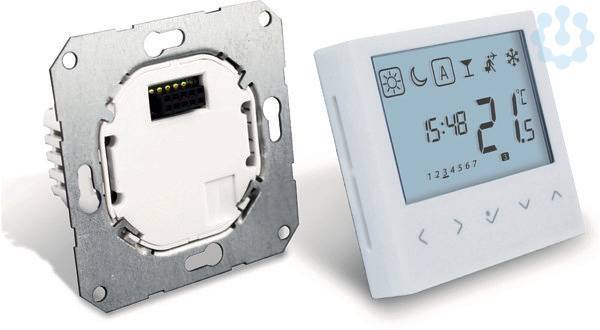 Elektr. Raumthermostat BTRP230-9010 Digital 230VAC CO-Eing. RAL9010
