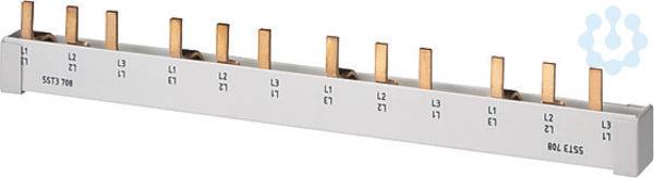 Cu-Sammelschiene 3-ph 5ST3710 ohne Endkappen 1016mm