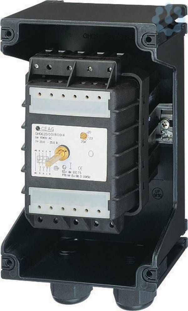 Motorschutzschalter GHG6351101R0111 max. 690V IP56 schwarz