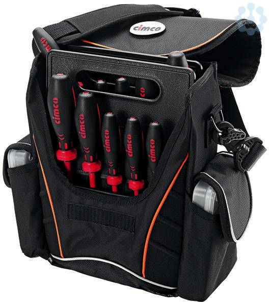 Cimco 175134, Schwarz, 2 Taschen, 200 mm, 300 mm, 100 mm, 1,3 kg-1