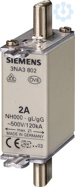 NH000-Sicherungseinsatz 50A 3NA3820 GL/GG 500VAC 250VDC mit Stirnmelder-1