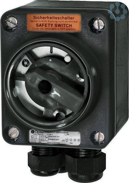 Sicherheitsschalter GHG2610005R0009 3-polig max. 500VAC IP66 PA schwarz-1