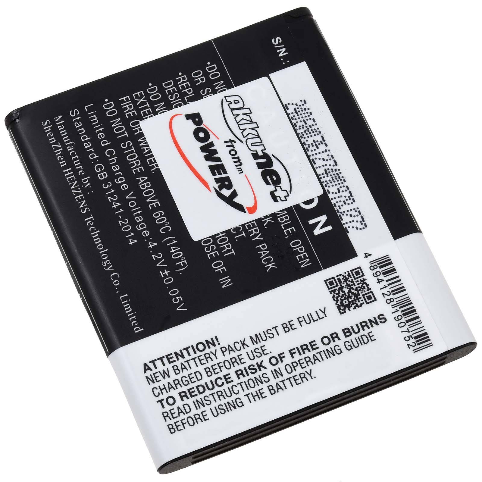 Akku für Panasonic KX-TU150 KX-TU155 KX-TU160 Handy, 3,7V, Li-Ion-1