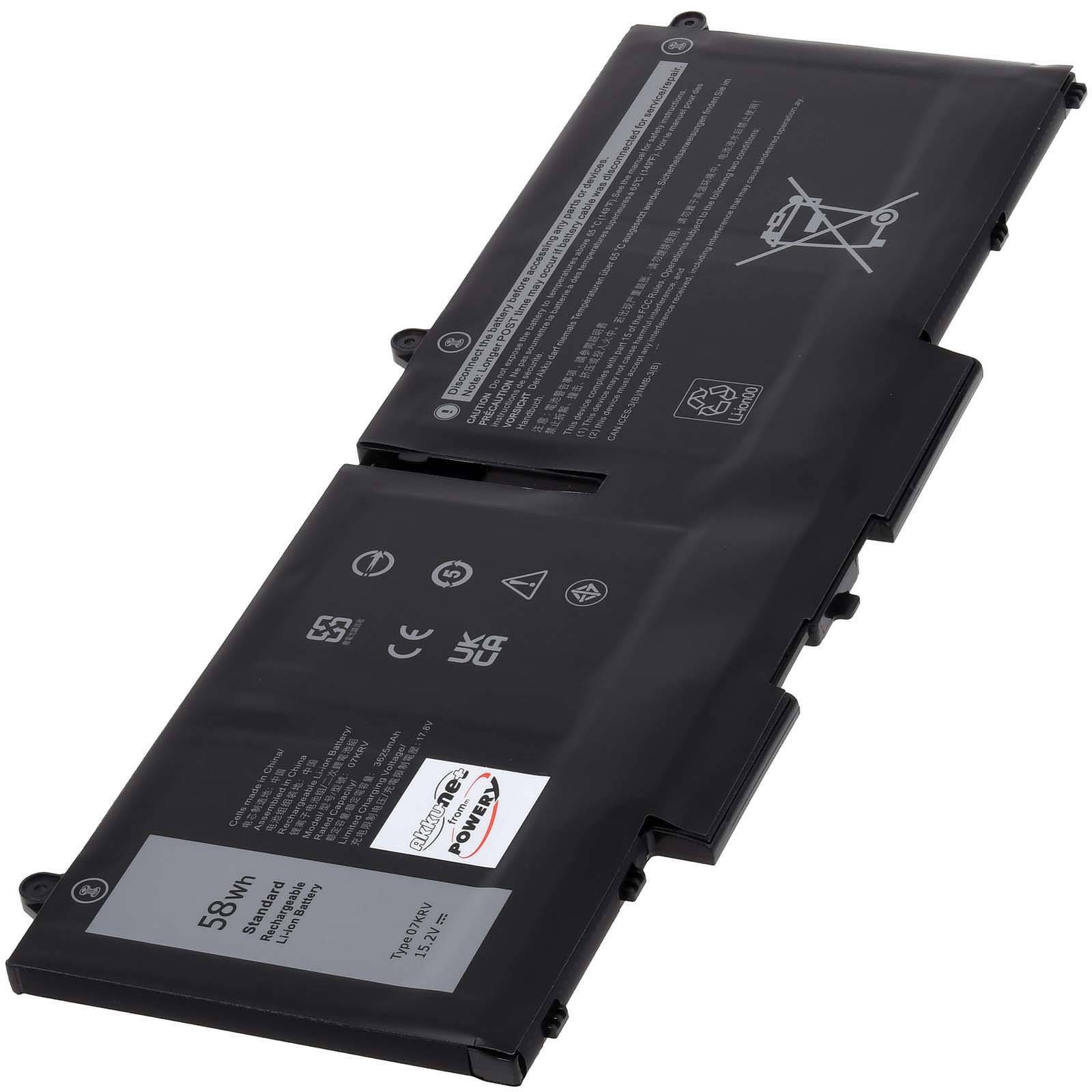 Akku passend für Laptop Dell Latitude 5330 5430 14 7430 Typ H4PVC, 15,2V, Li-Polymer-0
