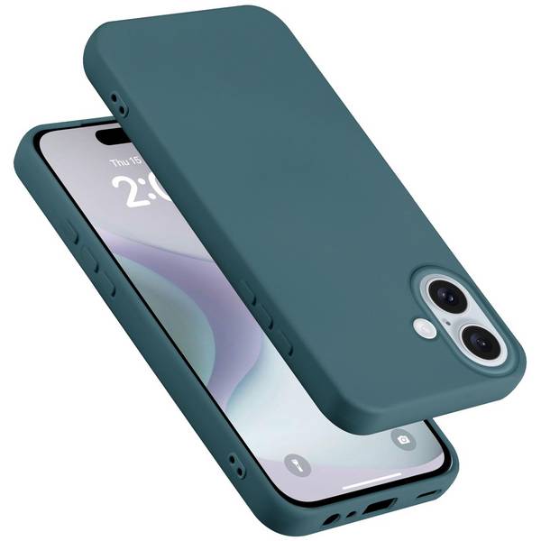 Cadorabo Schutzhülle für Apple iPhone 16 Hülle in Grün Handyhülle Case Cover TPU Etui