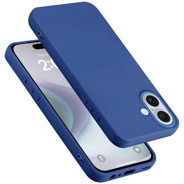 Cadorabo Schutzhülle für Apple iPhone 16 Hülle in Blau Handyhülle Case Cover TPU Etui