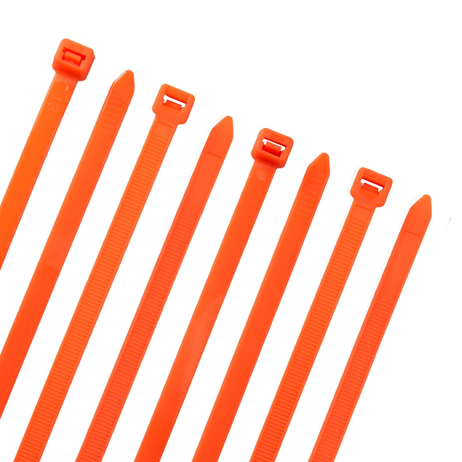 Kabelbinder 100 Stück orange UV beständig Universalbinder 4,8 x 200 mm-1