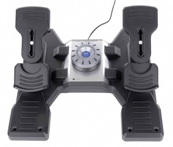 Logitech Flight Rudder Pedals - Pedale - kabelgebunden