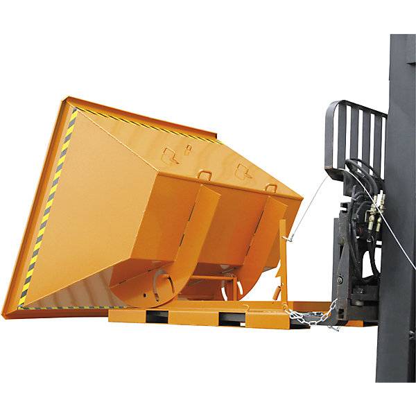 Kippbehälter, BxTxH 1370x980x1060 mm,Volumen 0,75 cbm, TL 1000 kg, RAL 2004-2
