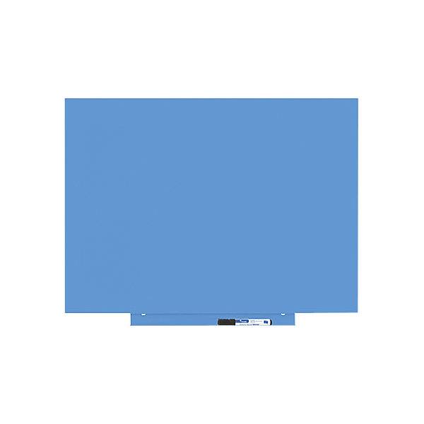 Whiteboard Skincolor BASIC-Version - Stahlblech lackiert BxH 1000 x 1000 mm blau. 80445249 804452 49