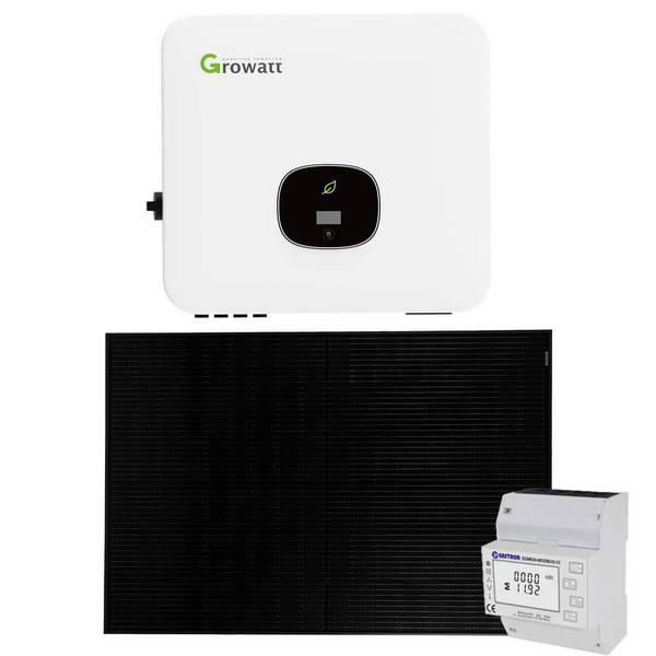 Growatt 7,36kWp Glas Glas PV-Anlage ohne Speicher mit MOD 7KTL3-XH2 7kW