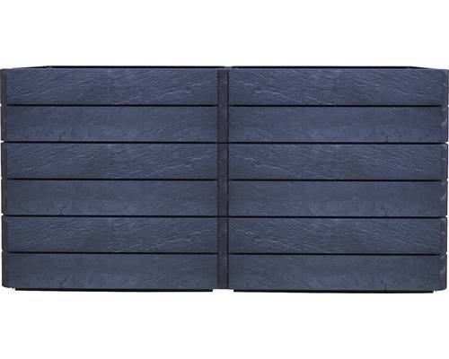 Hochbeet klassisch GARANTIA Ergo Quadro 2 L inkl. Flora-Wassersparsystem 75 160 x 80 x 75 cm stone-1